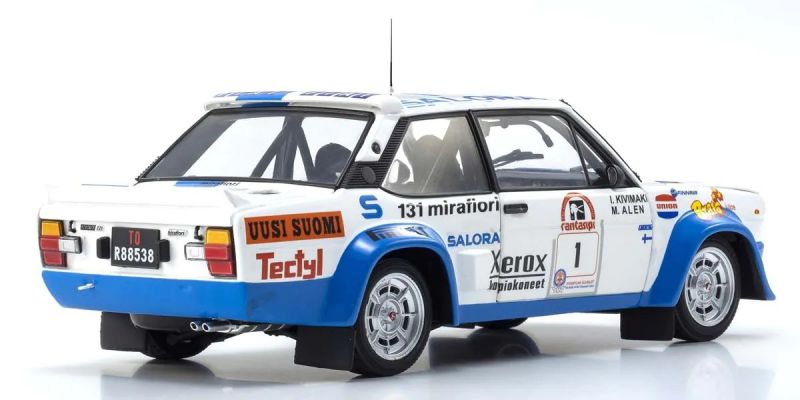 kyosho FIAT 131 abarth ミニカー 1/18 Kyosho 1/18 Fiat 131 Abarth 1981 Pian Cavallo Diecast Model
