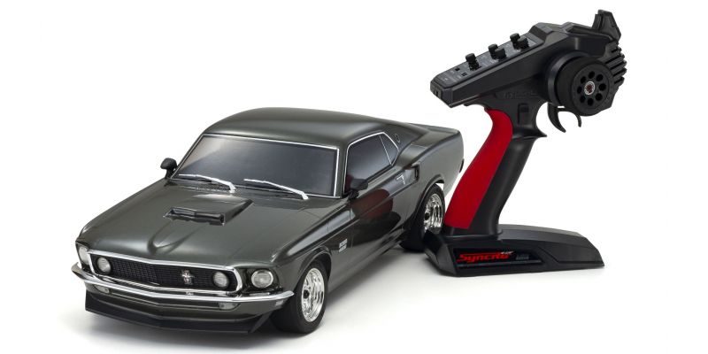 1:10 Scale Radio Controlled Electric Powered 4WD FAZER Mk2 FZ02L Series readyset 1969 Ford Mustang Boss 429 Black Jade 34437T1