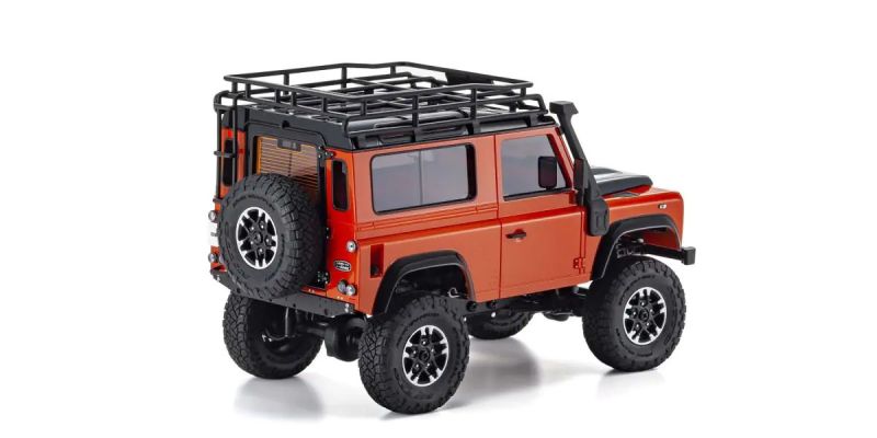 MINI-Z 4×4 Series Ready Set Land Rover Defender 90 Adventure Phoenix Orange / Santorini Black 32531MO