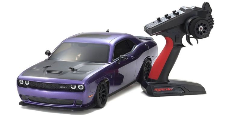 1/10 Scale Radio Controlled Electric Powered 4WD FAZER Mk2 FZ02L Series readyset DODGE Challenger SRT Hellcat Plum Crazy Purple 34415T1C