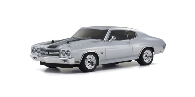 1/10 Scale Radio Controlled Electric Powered 4WD FAZER Mk2 FZ02L Series Readyset 1970 Chevy® Chevelle® SS™ 454 LS6 Cortez Silver 34416T1C