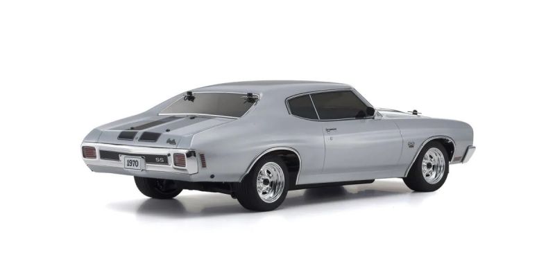 1/10 Scale Radio Controlled Electric Powered 4WD FAZER Mk2 FZ02L Series Readyset 1970 Chevy® Chevelle® SS™ 454 LS6 Cortez Silver 34416T1C