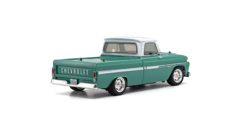 1:10 Scale Radio Controlled Electric Powered 4WD FAZER Mk2 FZ02L Series readyset 1966 Chevy® C10 Fleetside Pickup Light Green 34435T1