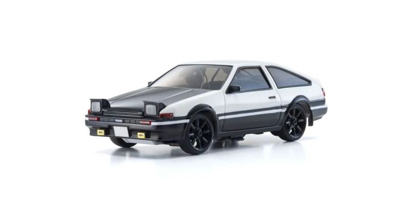 FIRST MINI-Z INITIAL D TOYOTA SPRINTER TRUENO AE86 w/Carbon WH/BK 66617A