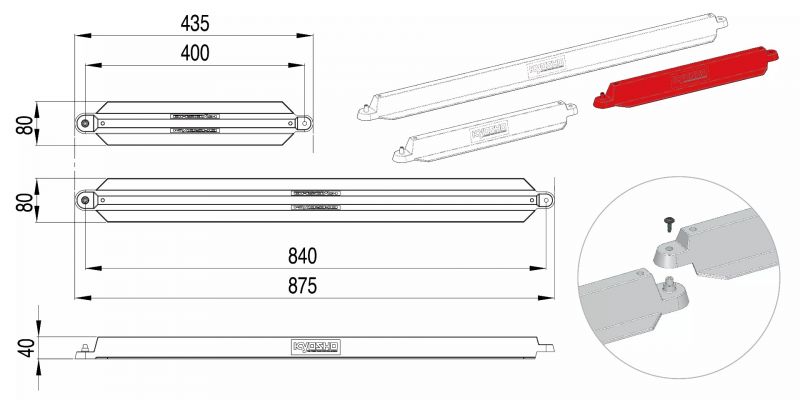 87131	RC CIRCUIT FENCE SET