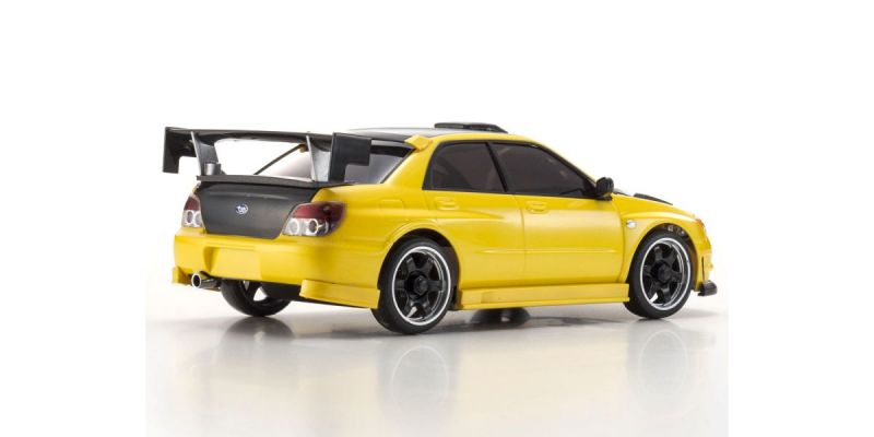 MINI-Z AWD SUBARU IMPREZA with Aero Kit and CFRP hood Metallic Yellow 32620MY