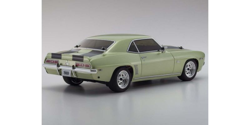 1/10 Scale Radio Controlled Electric Powered 4WD FAZER Mk2 FZ02 Series Readyset 1969 Chevy® Camaro® Z/28 Frost Green 34418T2