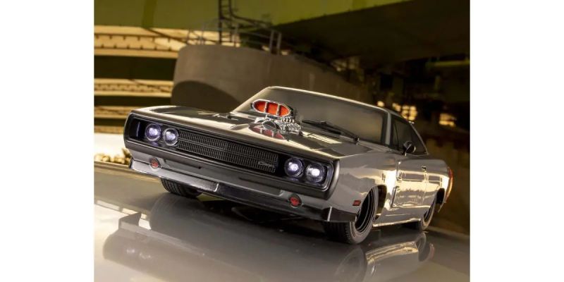 1/10 Scale Radio Controlled Electric Powered 4WD FAZER Mk2 FZ02L VE Series Readyset 1970 Dodge Charger Supercharged VE Gray 34492T1C