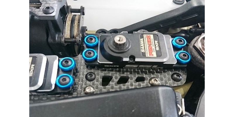 AMR026LBL M3 Screw Washer (LightBlue/4pcs)