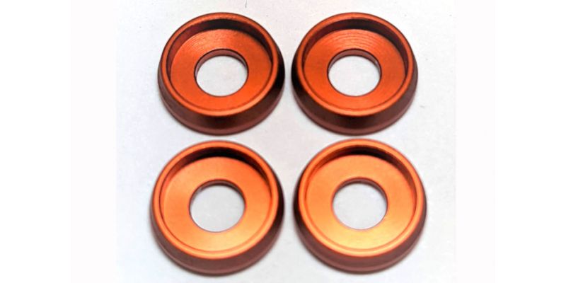 AMR026OR M3 Screw Washer (Orange/4pcs)