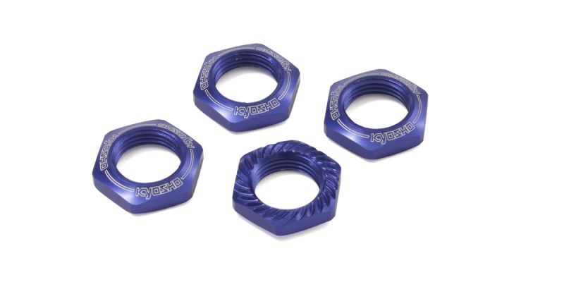 Wheel Nut (Blue/4pcs/for Serration) IFW472BL