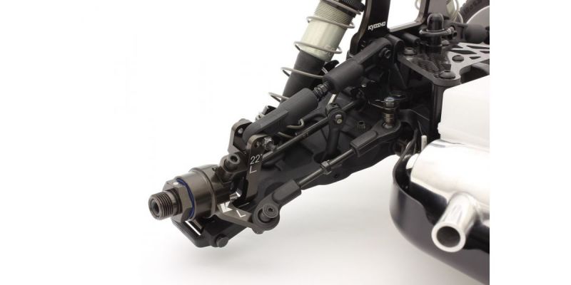 Aluminum Front Hub Carrier Set(L,R/22ﾟ/Gunmetallic/MP10) IFW629