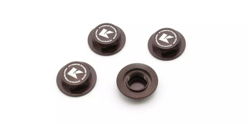 Wheel Nut (Gun Metallic/4pcs/Flange Cap/Serration) IFW649GM