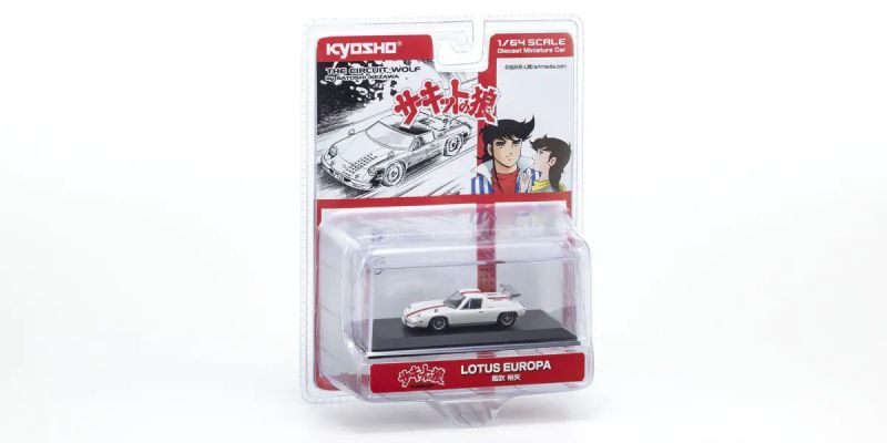 KYOSHO ORIGINAL 1/64scale The Circuit Wolf Lotus Europa (Fubuki Yuya) K07009B1