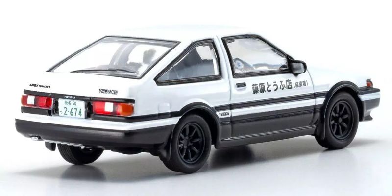 KYOSHO ORIGINAL 1/64scale INITIAL D TOYOTA SPRINTER TRUENO (AE86) (Fujiwara Takumi) K07057A1B