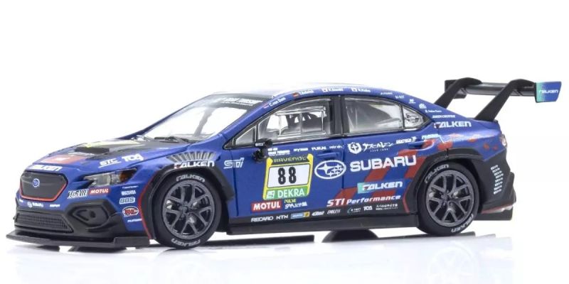 KYOSHO MINI CAR & BOOK No.24 SUBARU WRX NBR CHALLENGE 2024 K07129N24E