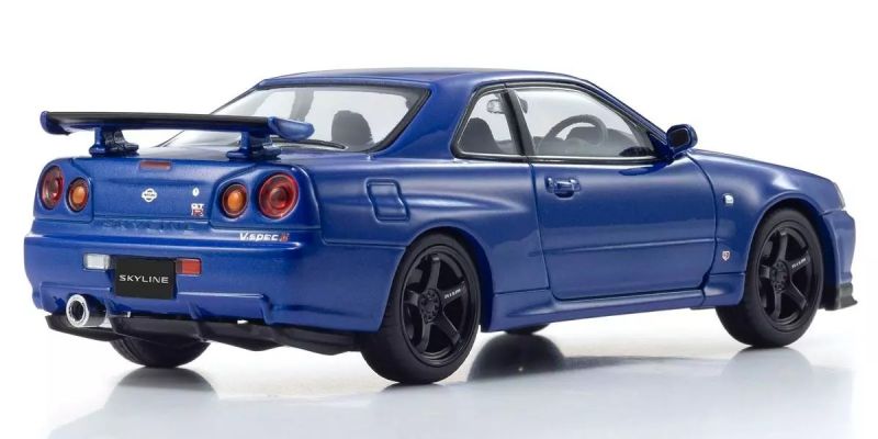 KS03936BL	1/43 NISSAN SKYLINE GT-R VSPEC2 (BLUE)
