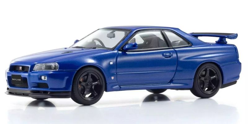 KS03936BL	1/43 NISSAN SKYLINE GT-R VSPEC2 (BLUE)