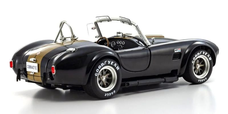 KYOSHO ORIGINAL 1/18scale Shelby Cobra 427S/C Black/Gold 08048BKG