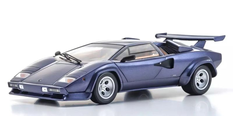 KYOSHO ORIGINAL 1/18scale Lamborghini Countach LP5000 Quattrovalvole Dark Blue 08320DBL