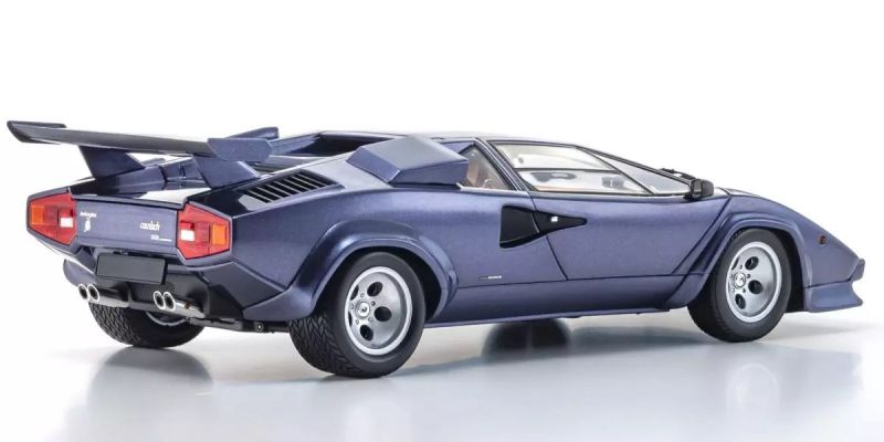 KYOSHO ORIGINAL 1/18scale Lamborghini Countach LP5000 Quattrovalvole Dark Blue 08320DBL