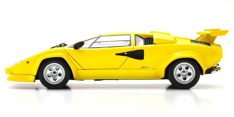 KYOSHO ORIGINAL 1/18scale Lamborghini Countach LP5000 Quattrovalvole (Yellow) 08320Y