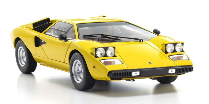 KYOSHO ORIGINAL 1/18scale LAMBORGHINI COUNTACH LP400 (YELLOW) 08321YT