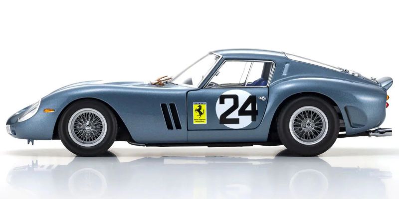 KYOSHO ORIGINAL 1/18scale FERRARI 250GTO 1962 SEBRING #24(BLUE)  08438D