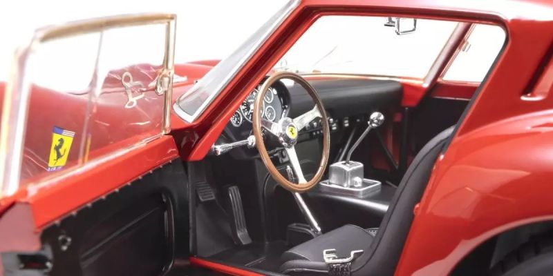 KYOSHO ORIGINAL 1/18scale Ferrari 250GTO 1000km Paris Montlhery 3987GT 1962 #1 (Red) 08438G
