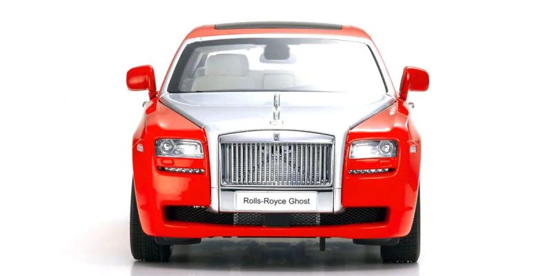 KYOSHO ORIGINAL 1/18scale Rolls-Royce Ghost (Red/Silver) 08802RS