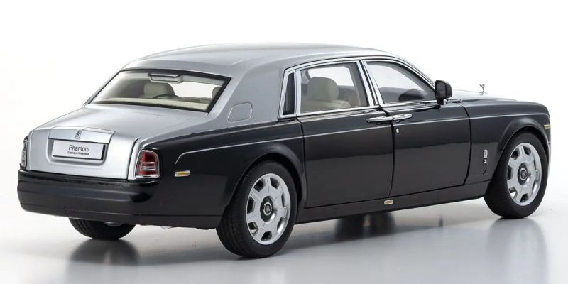 KYOSHO ORIGINAL 1/18scale Rolls-Royce Phantom EWB (Black/Silver) 08841BKS