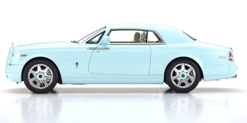 KYOSHO ORIGINAL 1/18scale Rolls Royce Phantom Coupe Turquoise 08862TBL