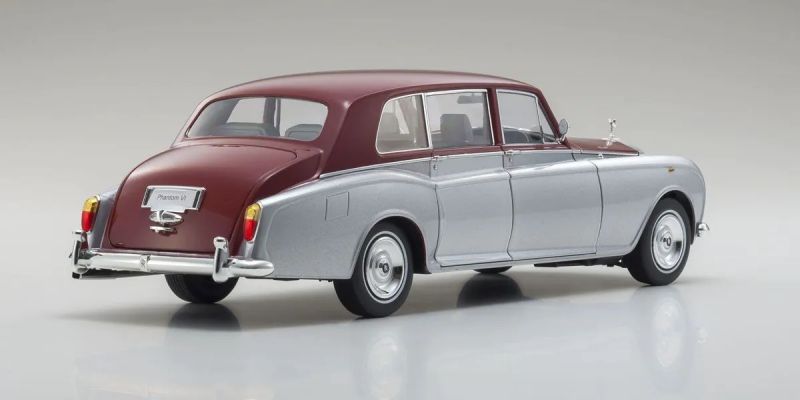 KYOSHO ORIGINAL 1/18scale Rolls Royce Phantom VI (Silver / Red) 08905SR