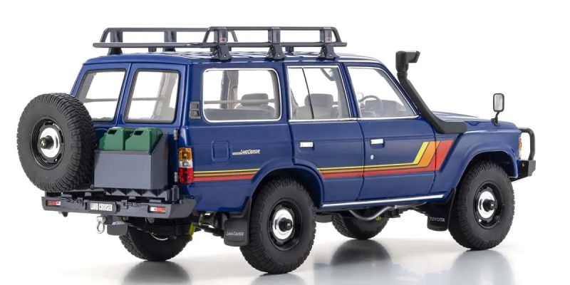 KYOSHO ORIGINAL 1/18scale Toyota Land Cruiser 60 with optional parts (Blue) 08956XBL