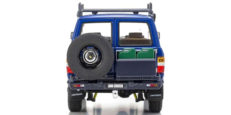 KYOSHO ORIGINAL 1/18scale Toyota Land Cruiser 60 with optional parts (Blue) 08956XBL