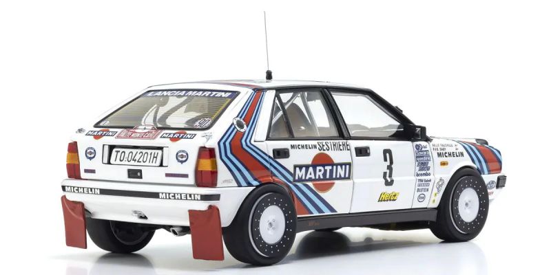 KYOSHO ORIGINAL 1/18scale Lancia Delta HF 4WD Winner Rally Monte Carlo 1988 #3 08960F