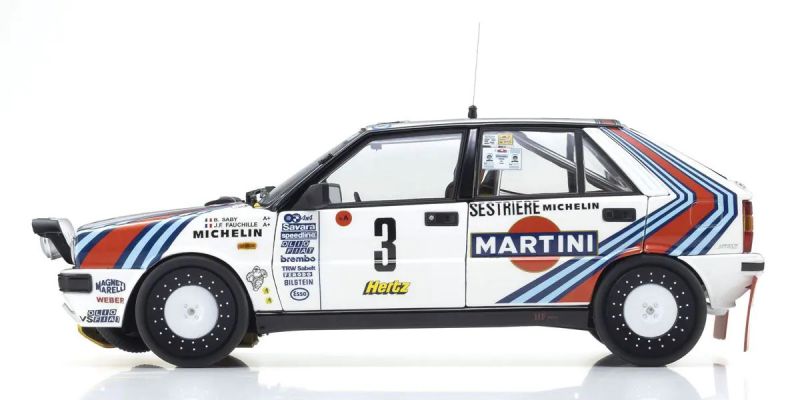 ミニカー 1/18 KYOSHO LANCIA Rally 037 MARTINI 1/18 Kyosho 1985 Lancia Rally 037 Martini #8 Safari Rallye