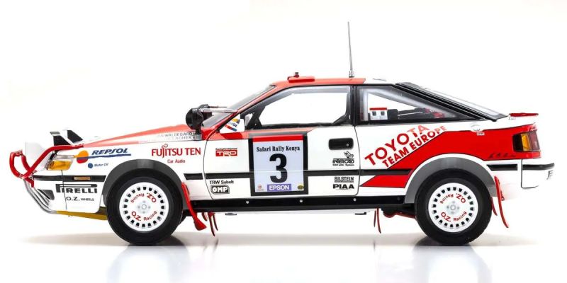 KYOSHO ORIGINAL 1/18scale Toyota Celica GT-FOUR (ST165) 1990 Safari #3 08961A