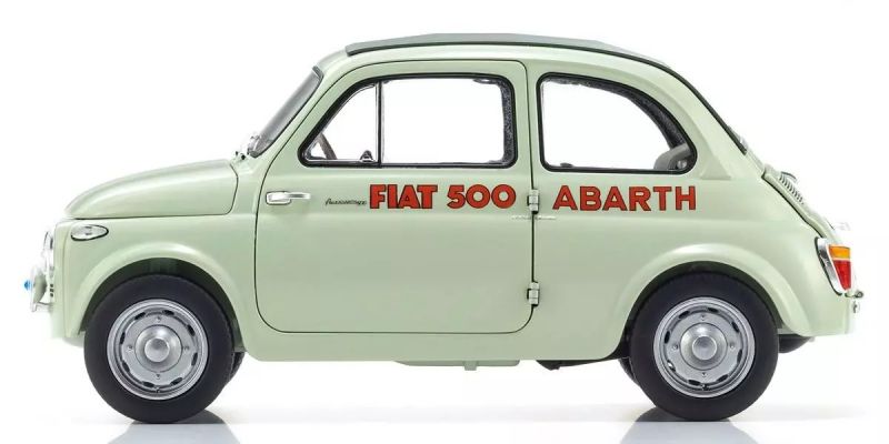 KYOSHO ORIGINAL 1/18scale Fiat NUOVA 500 Elaborazione Abarth Record Green Celeste 08966ALG