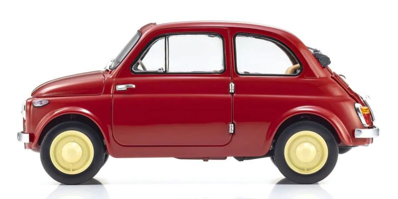 KYOSHO ORIGINAL 1/18scale Fiat NUOVA 500 (Coral Red) 08966R