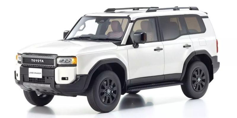 SAMURAI 1/18 scale Toyota Land Cruiser 250 (White) KSR18064W