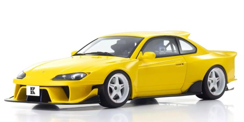 SAMURAI 1/18scale Nissan Silvia S15 Khyzyl Saleem (Yellow) KSR18066Y