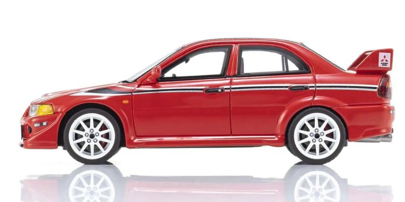 KYOSHO ORIGINAL 1/43scale Mitsubishi Lancer Evolution VI TME (Red) KSR43116R