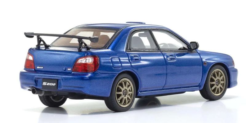 KYOSHO ORIGINAL 1/43scale Subaru Impreza S202 Blue KSR43118BL