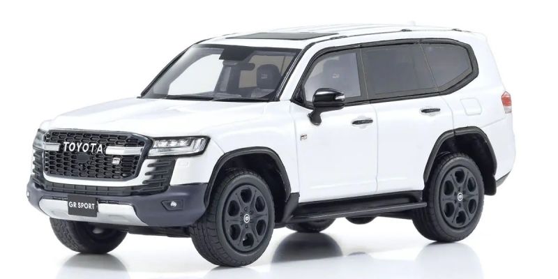 KYOSHO ORIGINAL 1/43scale Toyota Land Cruiser GR SPORT (White) KSR43122W