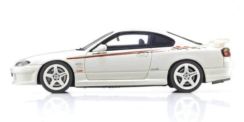KYOSHO ORIGINAL 1/43scale Nissan Silvia spec-R NISMO AERO White KSR43125W