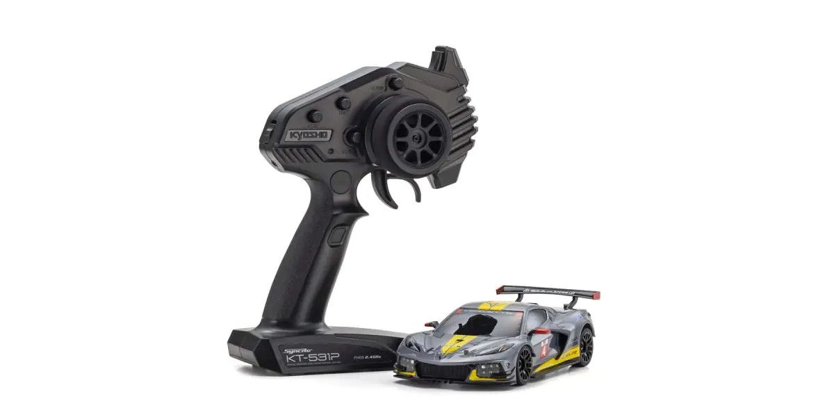 MINI-Z RWD Series Ready Set CHEVROLET® CORVETTE® C8.R Gunmetal 32342GM