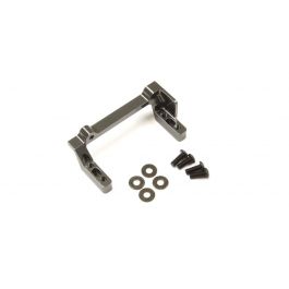 GPM Kyosho Mini Inferno Upgrade Pièces Aluminium Servo Mount with Screws & Shims (for Hitec, Jr Servo) - 1Pc Set Silver