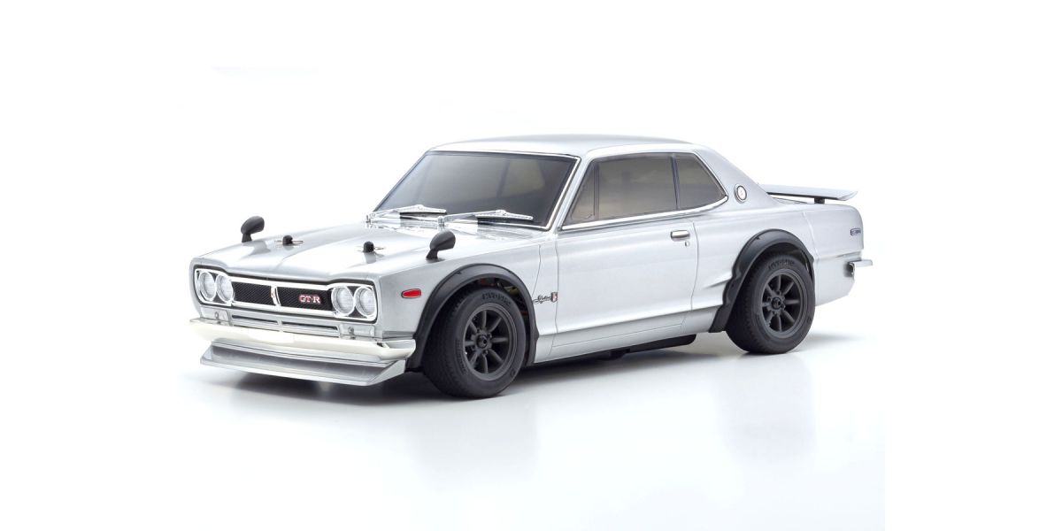 1/10 Scale Radio Controlled Electric Powered 4WD FAZER Mk2 FZ02 Series  Readyset NISSAN SKYLINE 2000GT-R(KPGC10) Tuned Ver. Silver 34425T1