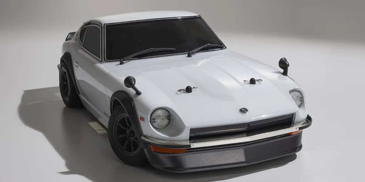 1/10 Scale Radio Controlled Electric Powered 4WD FAZER Mk2 FZ02 Series  Readyset 1971 DATSUN 240Z Tuned Ver. White 34427T1